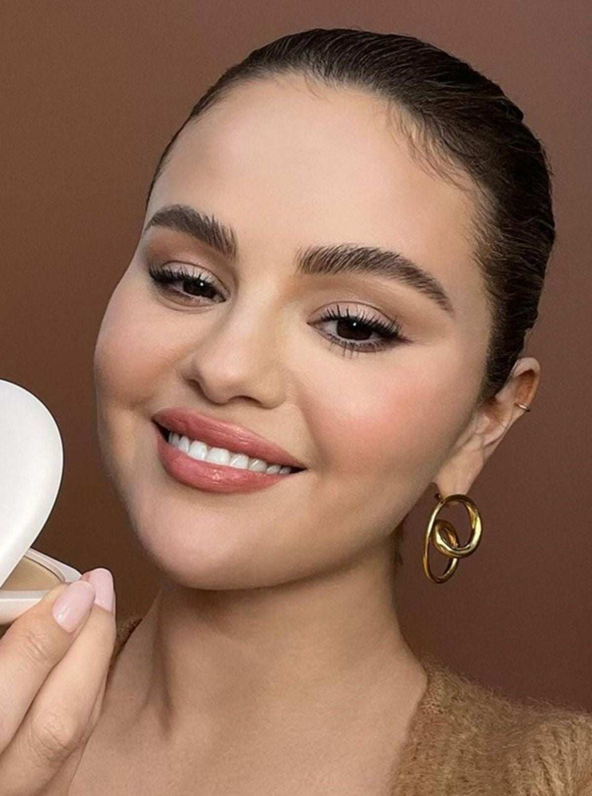 Selena's Golden Swirl Earrings