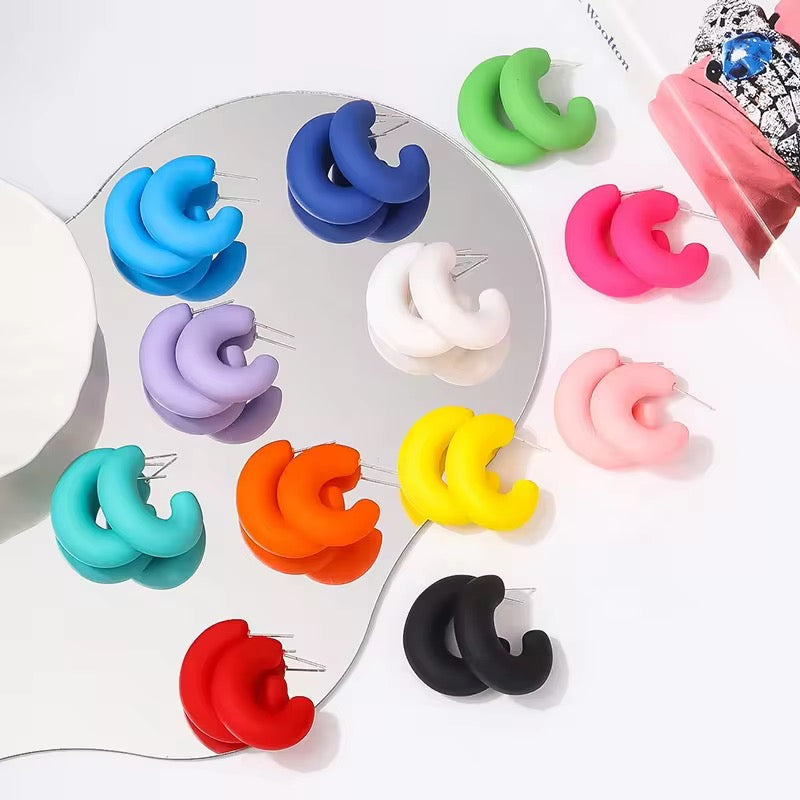 Lunar Pop Hoops Earrings