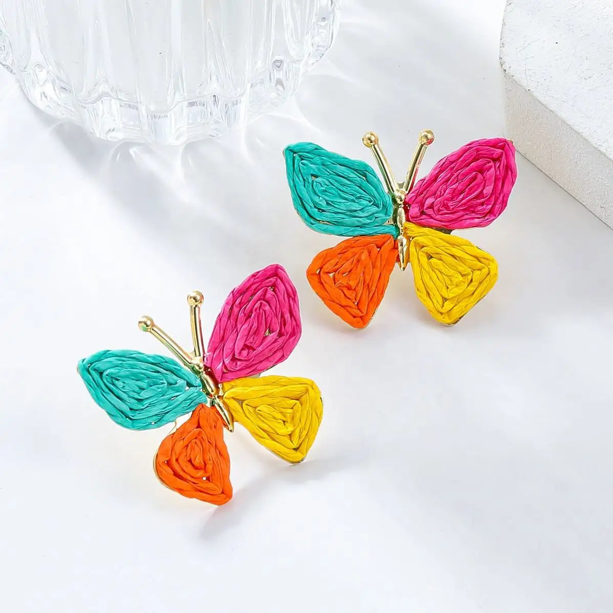 Rainbow Flutter Earrings