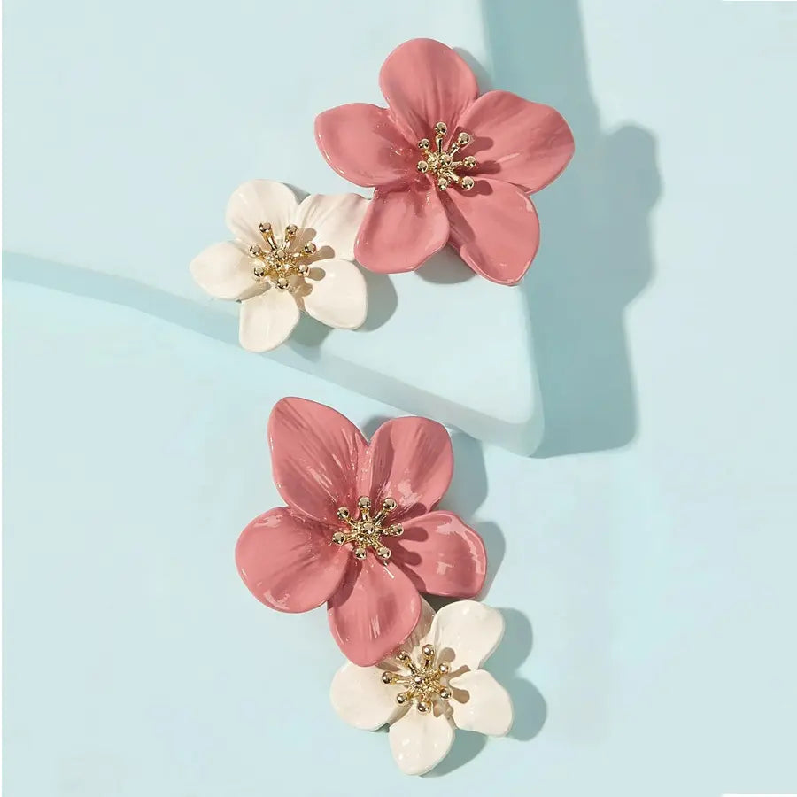 Blush Blossom Ombre Earrings