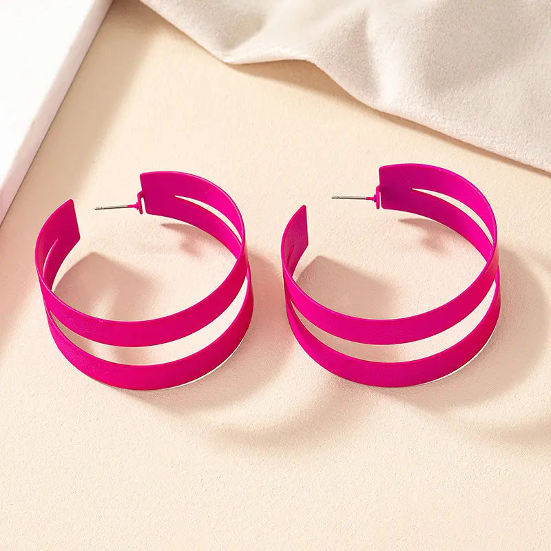 Enchanted Grove Hoops Earrings