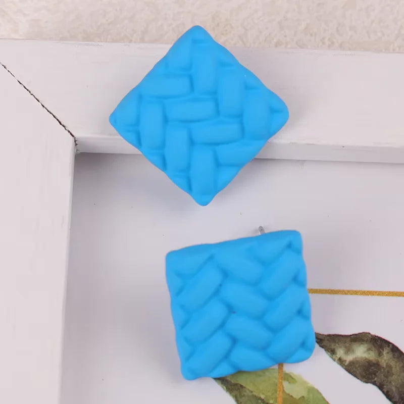 Sweater Squares Earrings