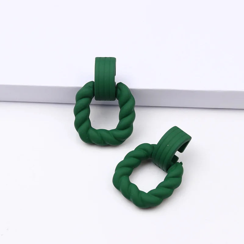 Twist Hoops Earrings