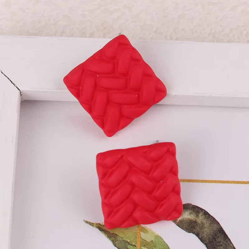 Sweater Squares Earrings