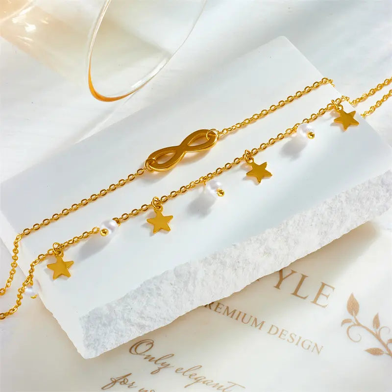 Infinite Star Charm Bracelet/Anklet