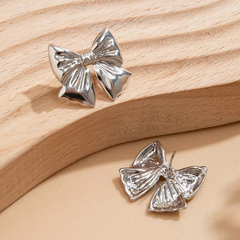 Moonlit Bow Earrings