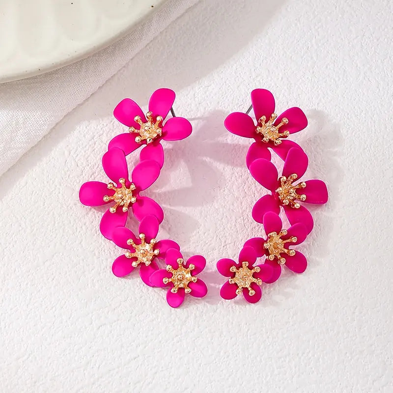 Pink Inferno Earrings