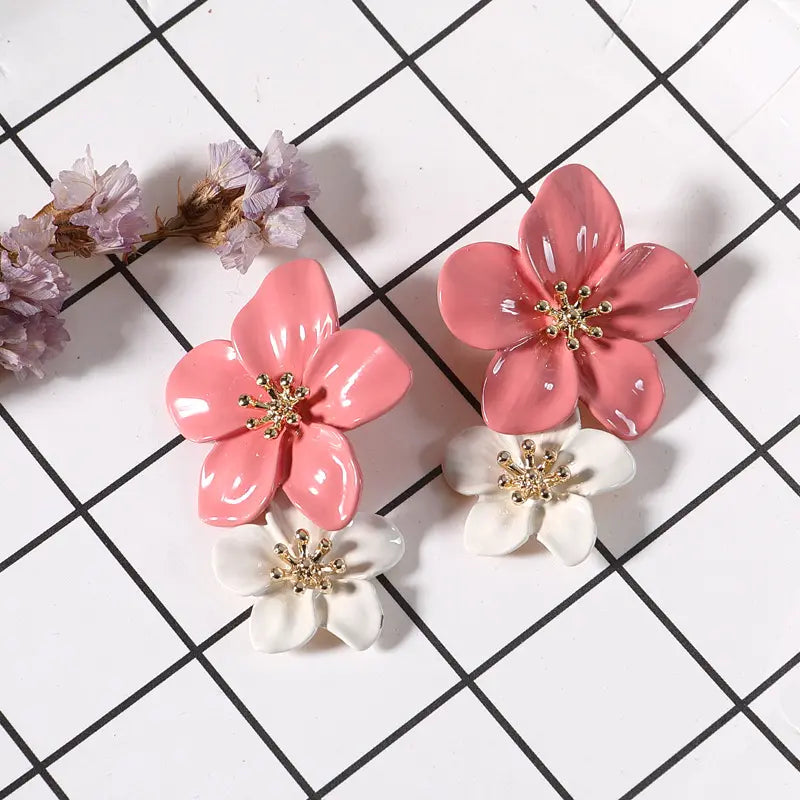 Blush Blossom Ombre Earrings