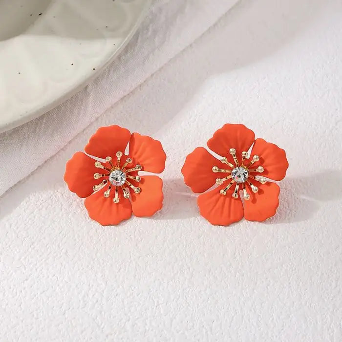 Tangerine Glow Earrings