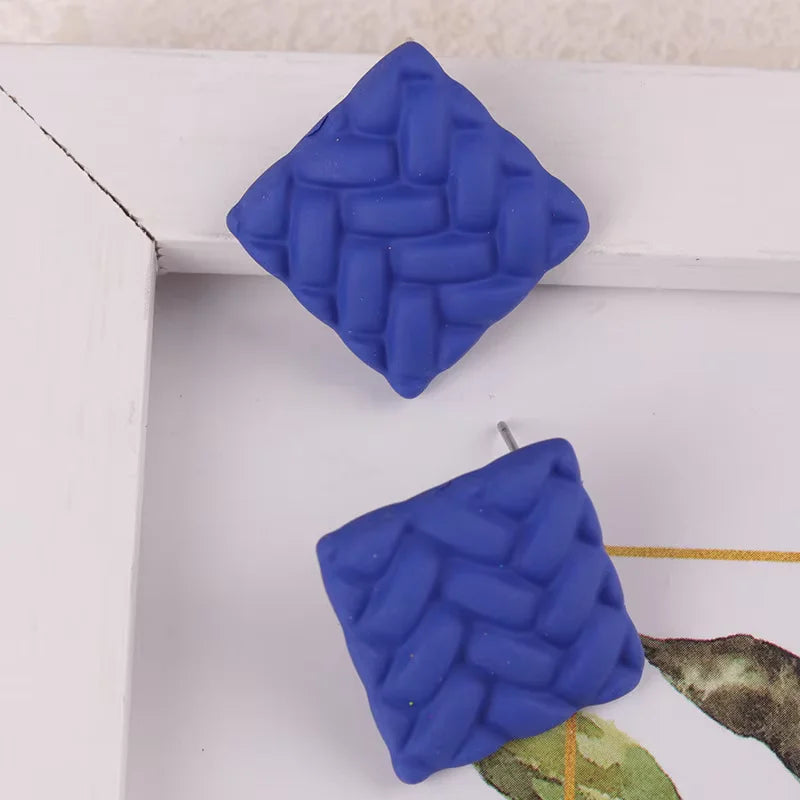 Sweater Squares Earrings