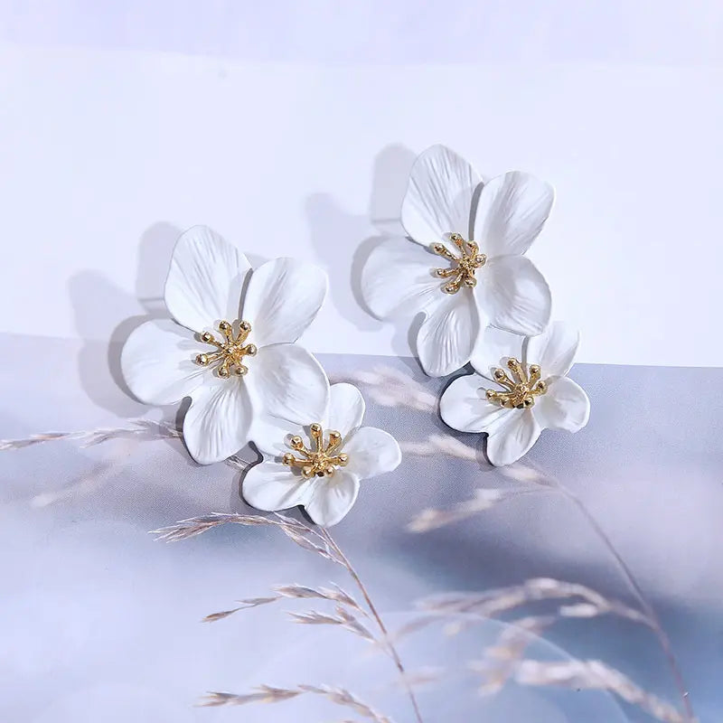 Snow Blossom Earrings