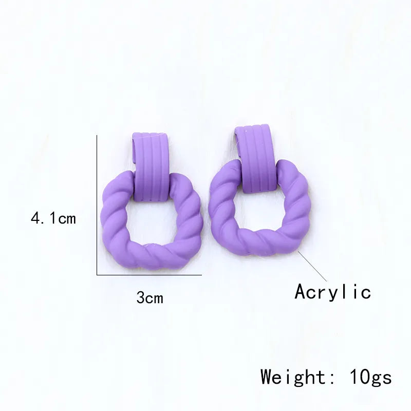 Twist Hoops Earrings