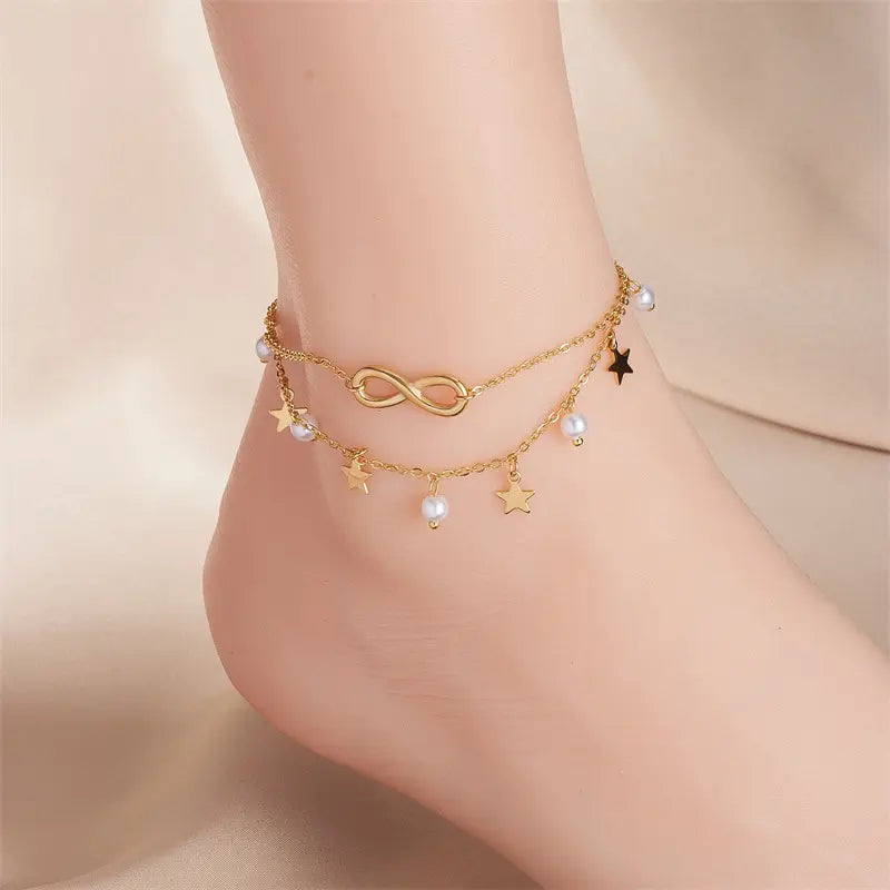 Infinite Star Charm Bracelet/Anklet