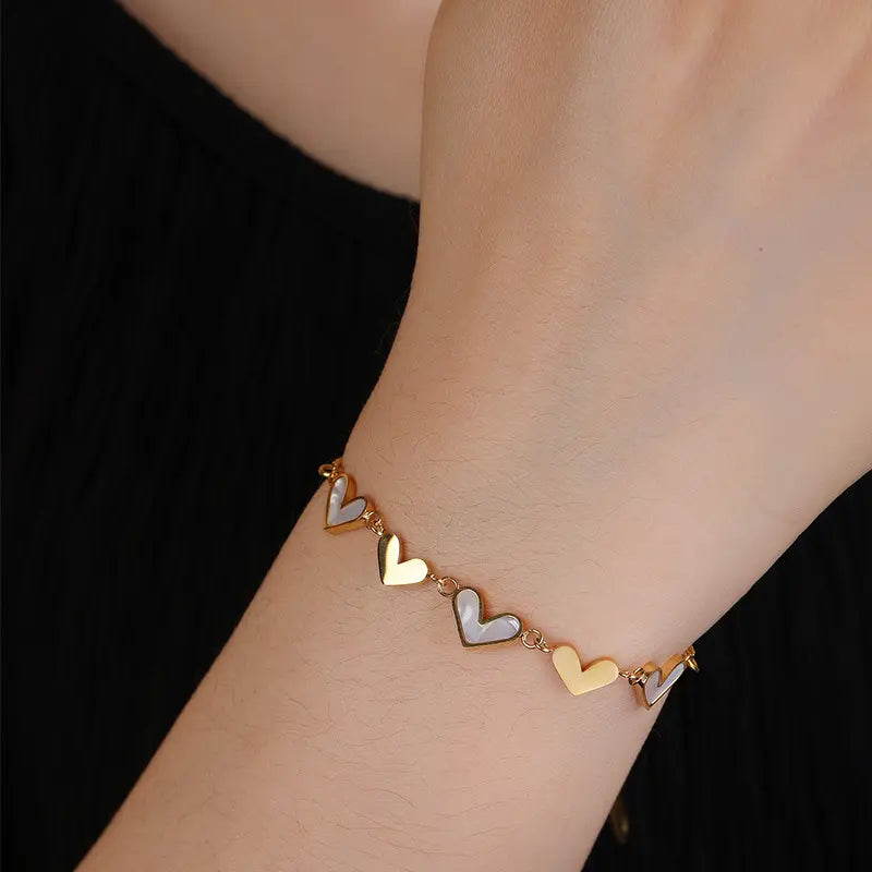 Golden Heart Symphony Bracelet/Anklet