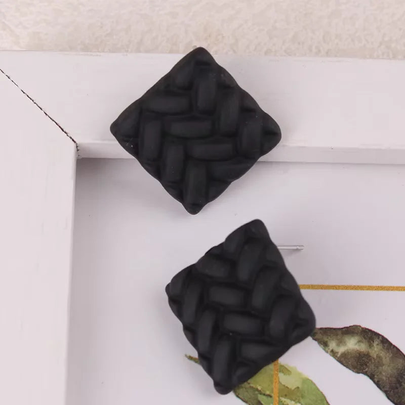 Sweater Squares Earrings