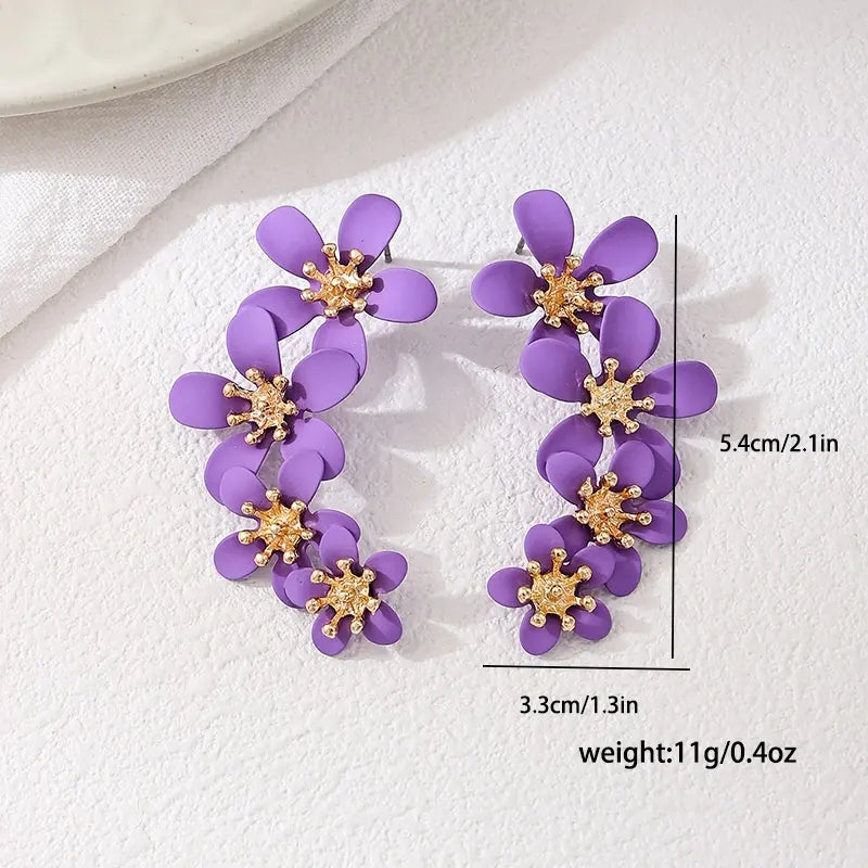 Lavender Trail Earrings