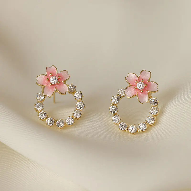 Blush Petal Earrings