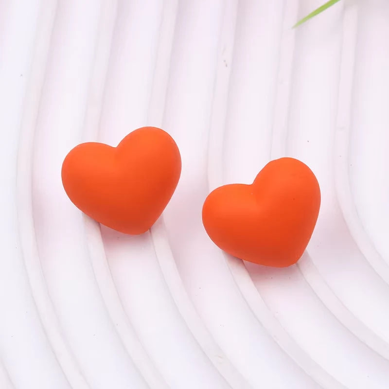 Heart Pop Stud Earrings