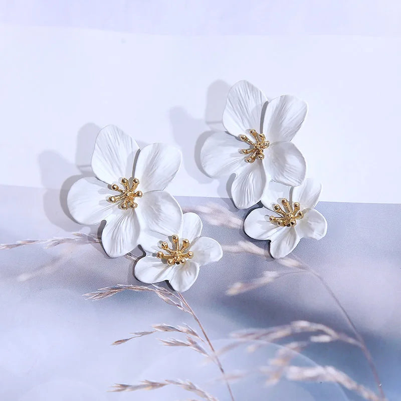 Snow Blossom Earrings