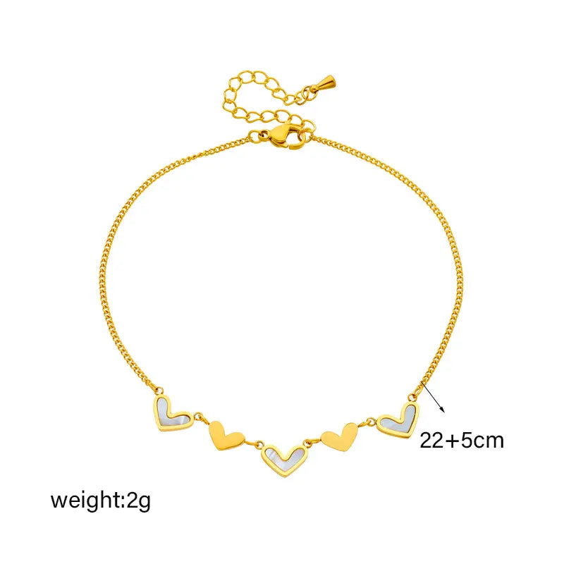 Golden Heart Symphony Bracelet/Anklet