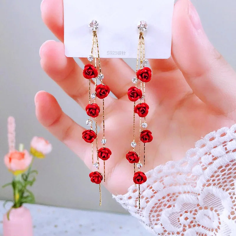 Roses of Passion Earrings