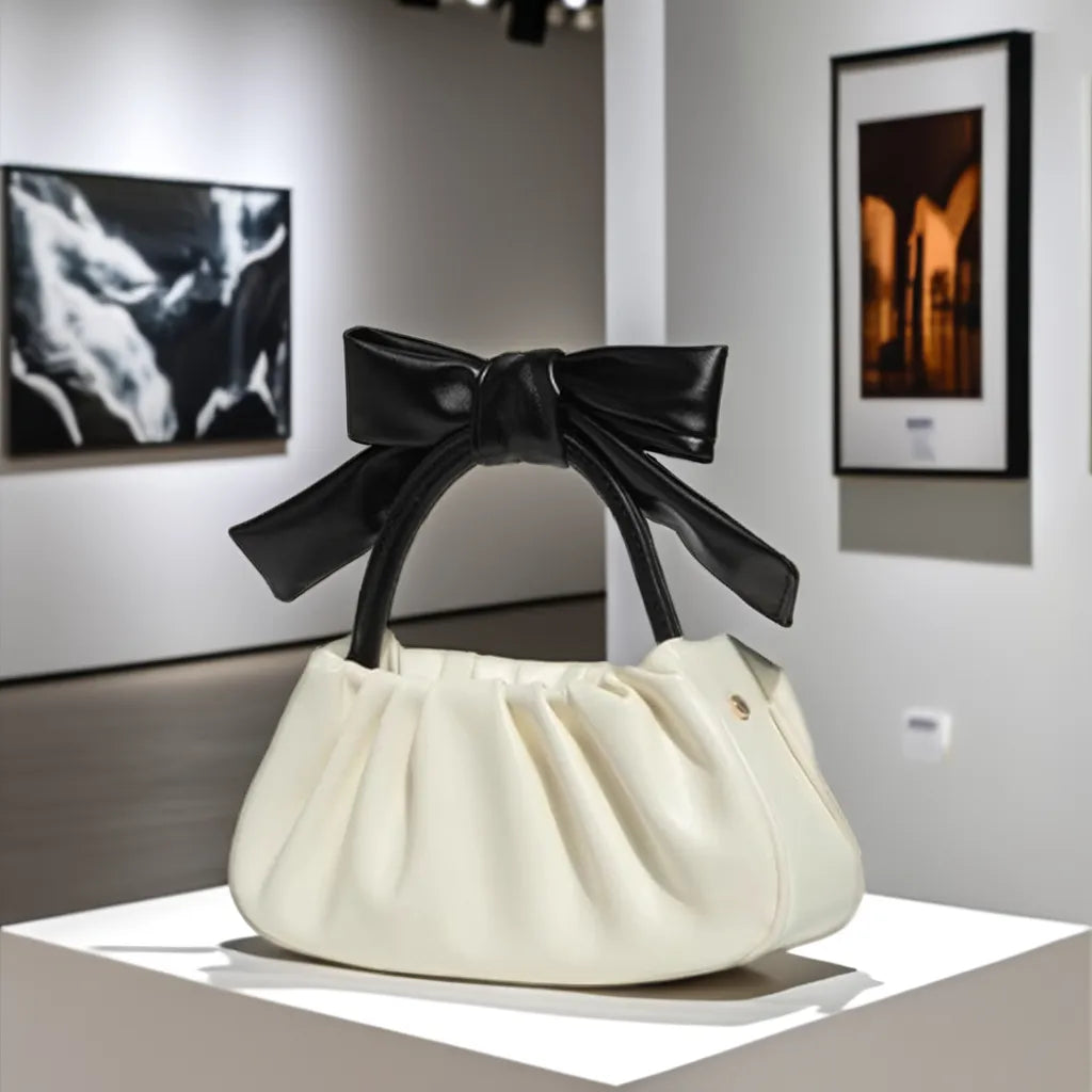 Ivory Twist Hand Bag