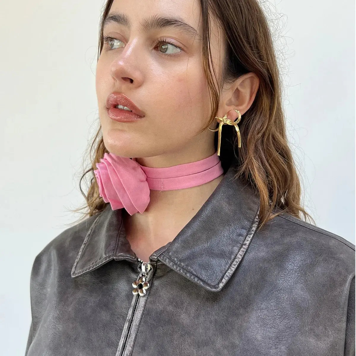 Golden Luxe Bow Earrings