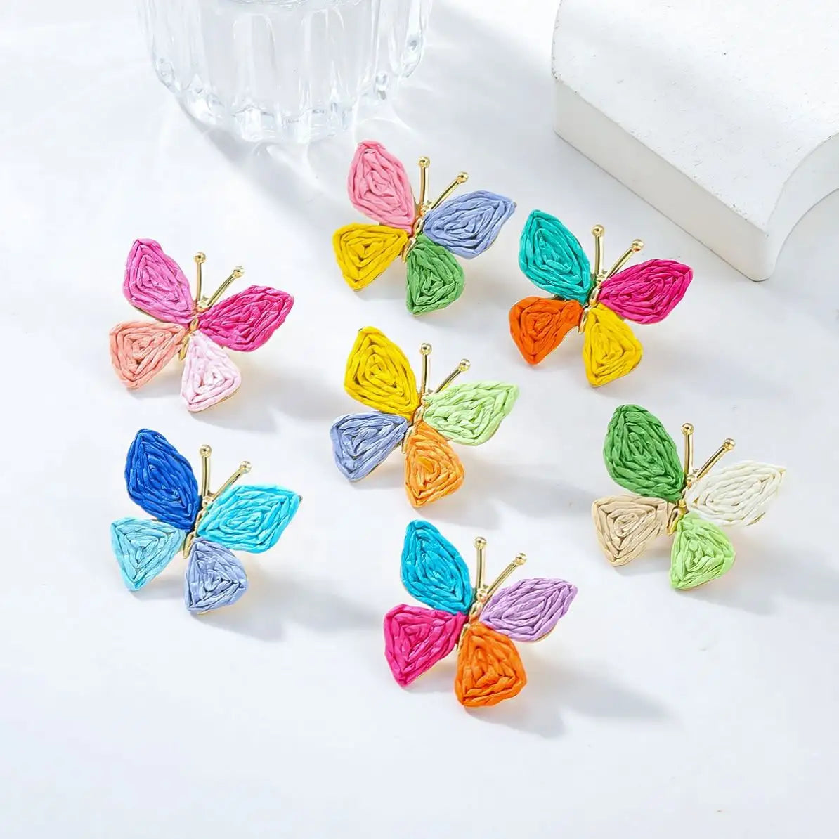 Rainbow Flutter Earrings
