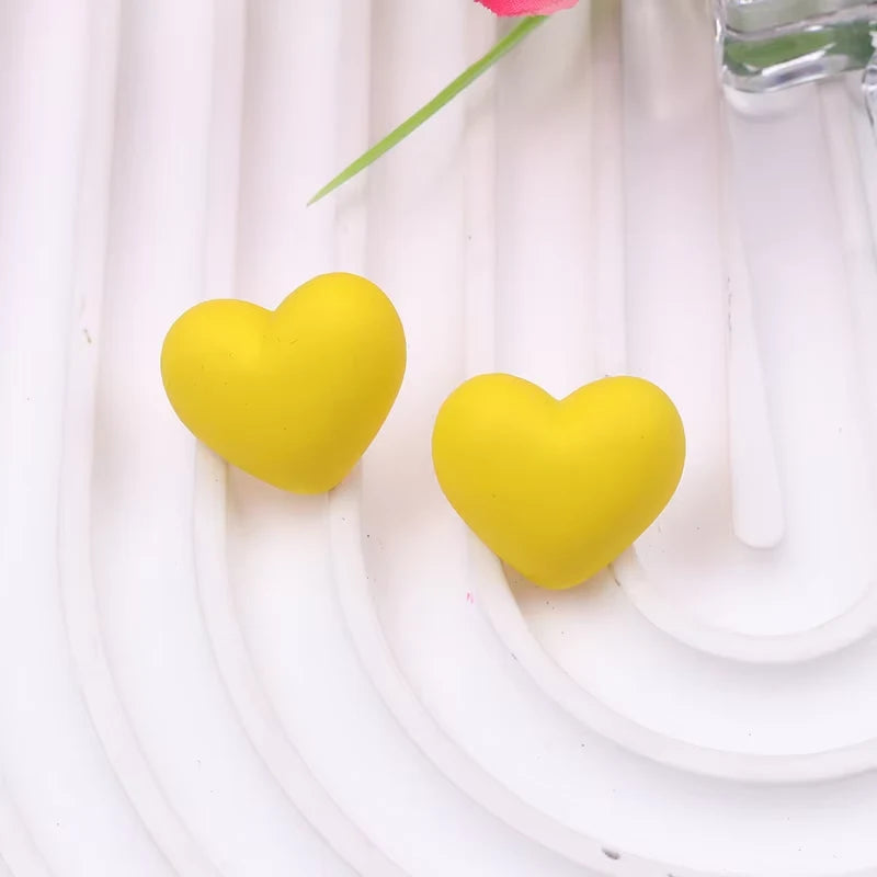 Heart Pop Stud Earrings