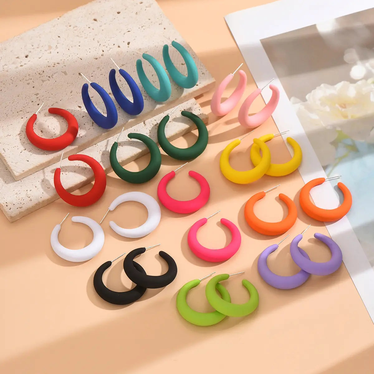 Lunar Loops Hoops Earrings