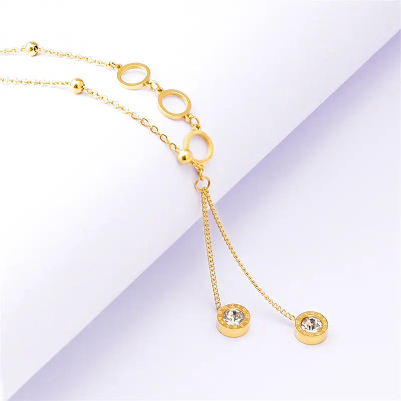 Golden Roman Elegance Necklace