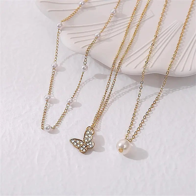 Pearl Glow Layered Necklace