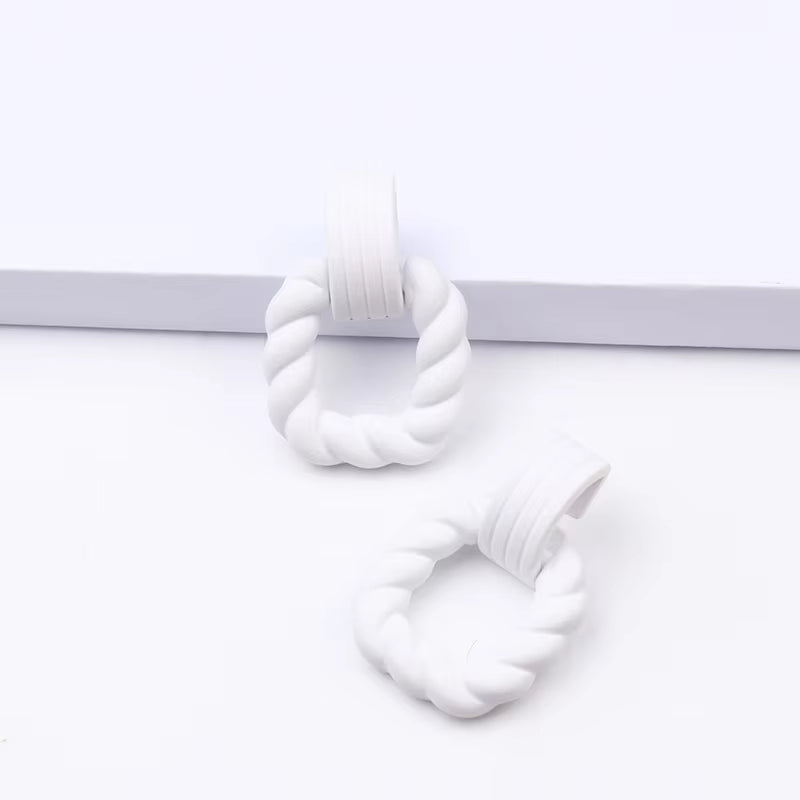 Twist Hoops Earrings
