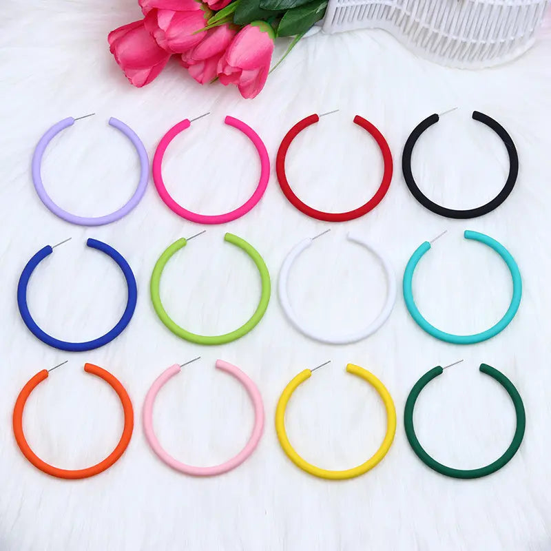 Spectrum Hoops Earrings