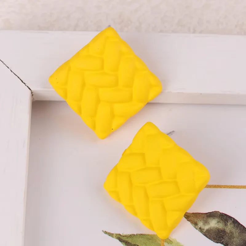 Sweater Squares Earrings