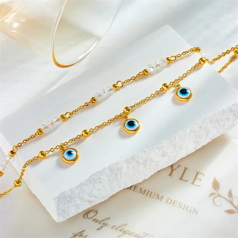 Evil Eye Charm Accessory (Bracelet/Anklet)