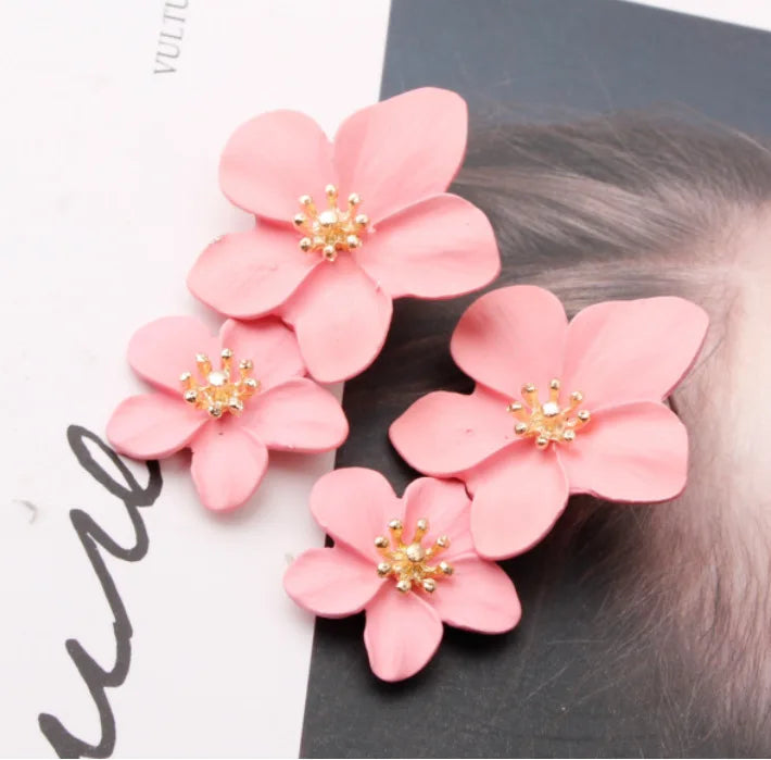 Blushing Petal Earrings