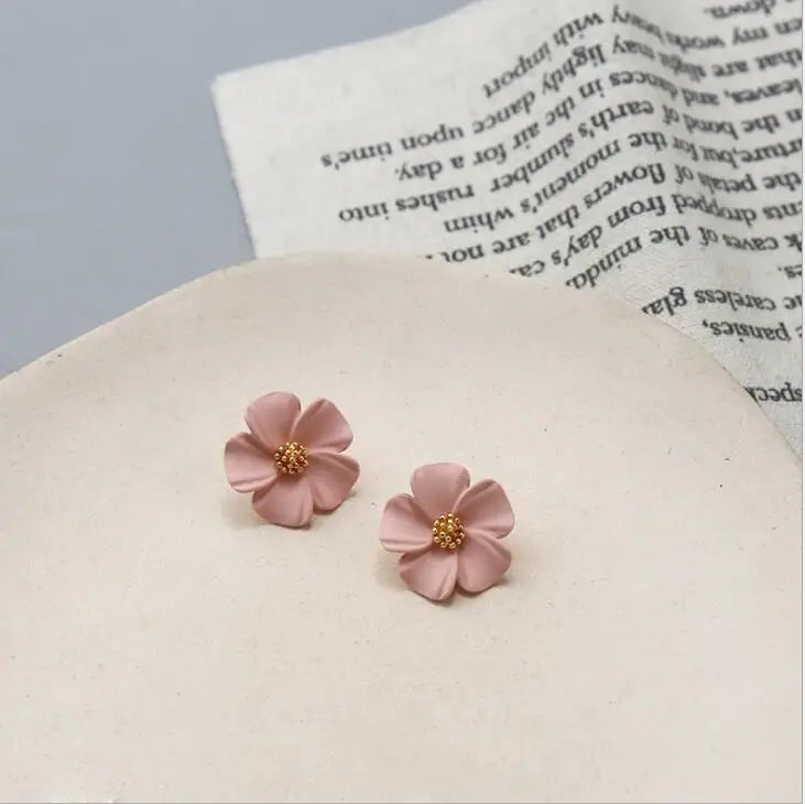 Soft Petal Blush Earrings