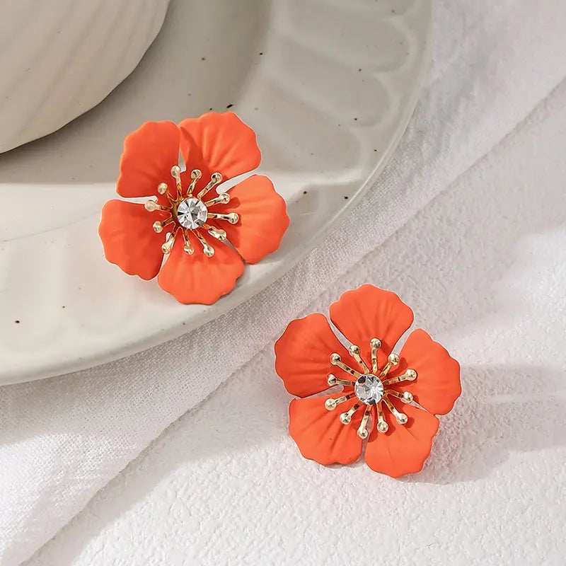 Tangerine Glow Earrings