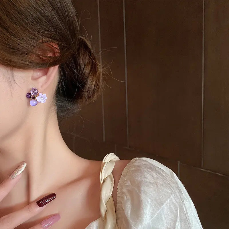 Lavender Bloom Earrings