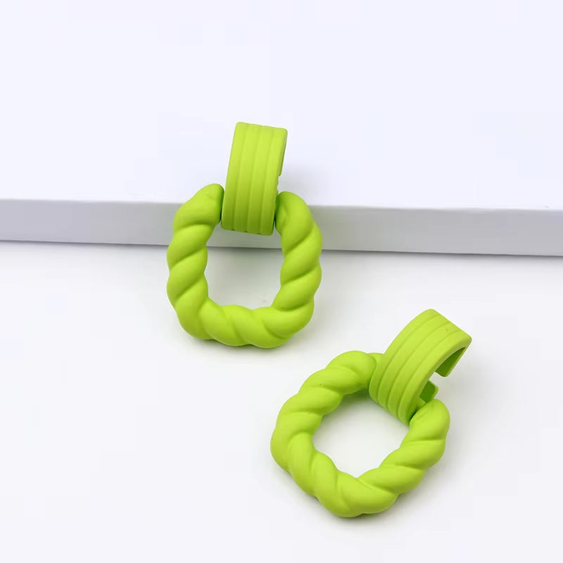 Twist Hoops Earrings