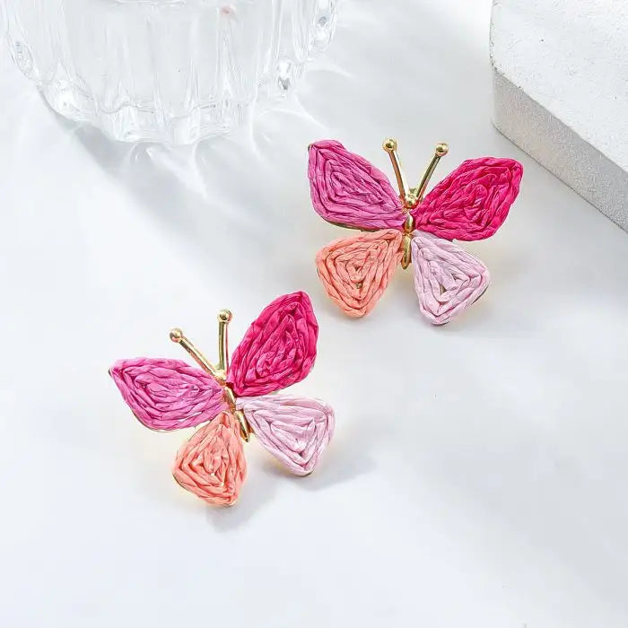 Rainbow Flutter Earrings