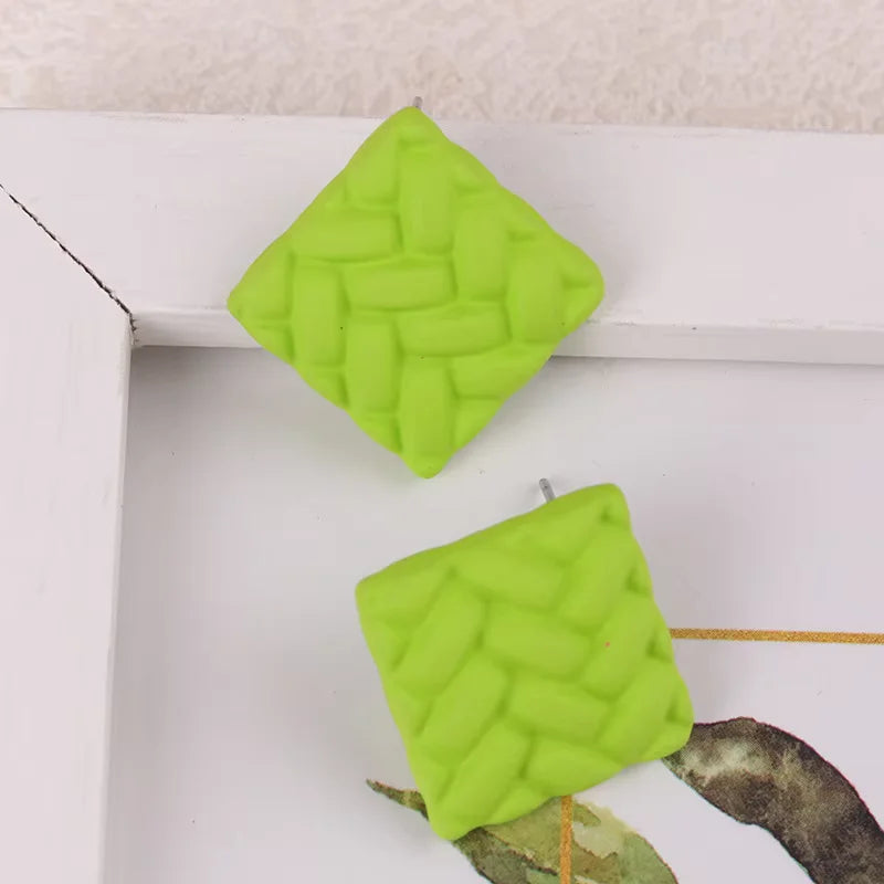 Sweater Squares Earrings