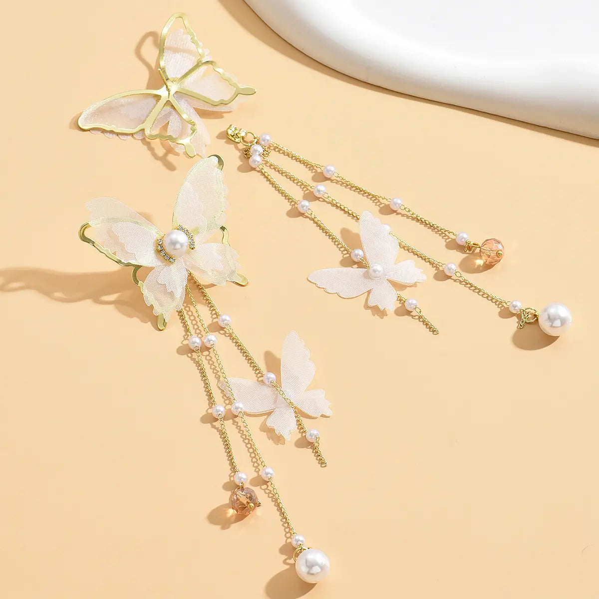Enchanted Butterfly Drop Earrings