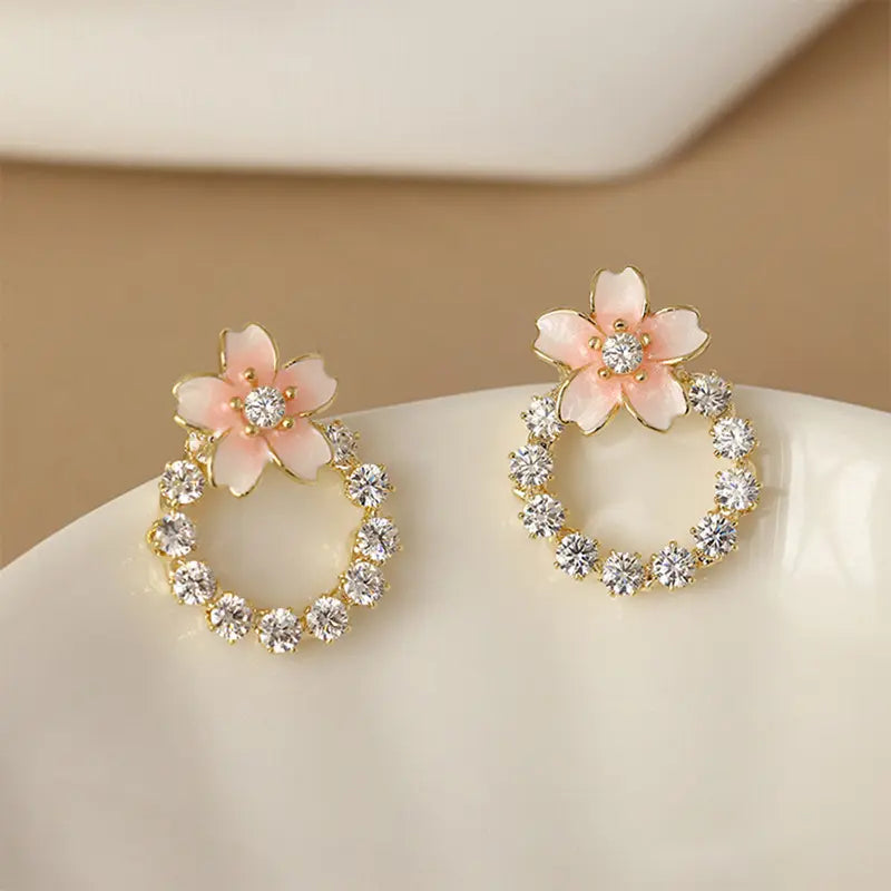 Blush Petal Earrings