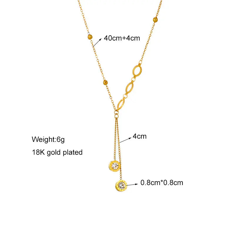 Golden Roman Elegance Necklace