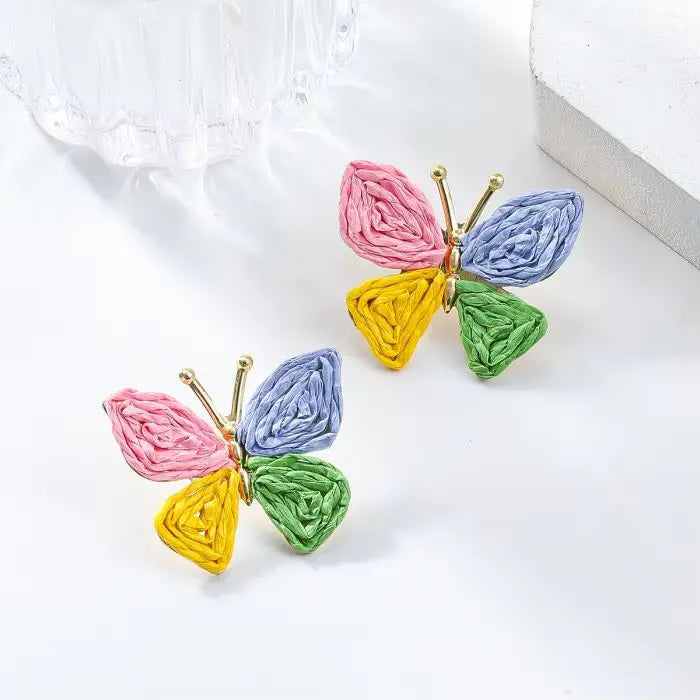 Rainbow Flutter Earrings