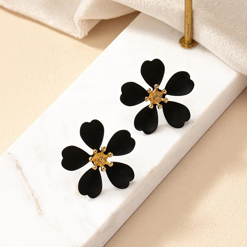 Lilac Glow Stud Earrings