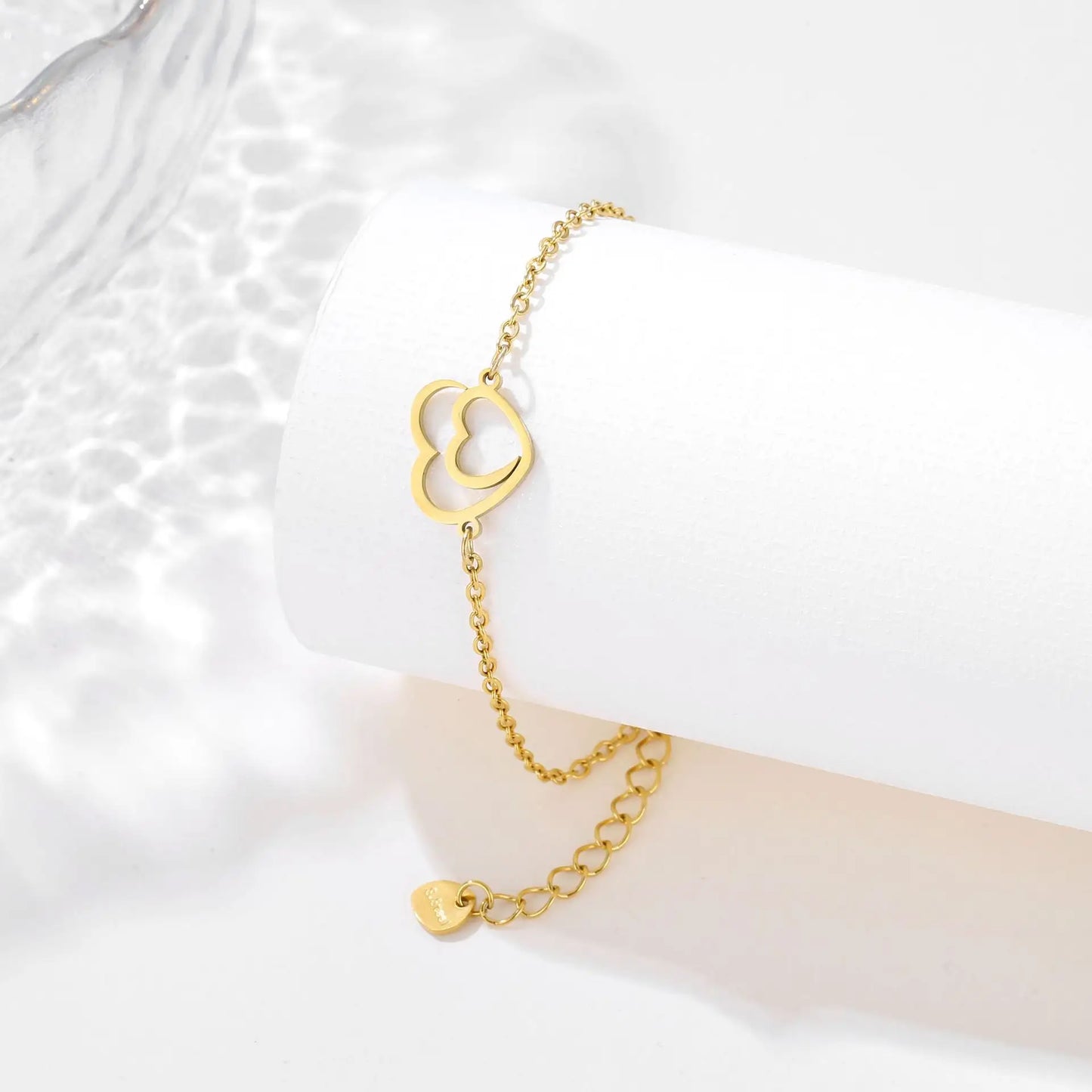 Golden Heartbeat Bracelet