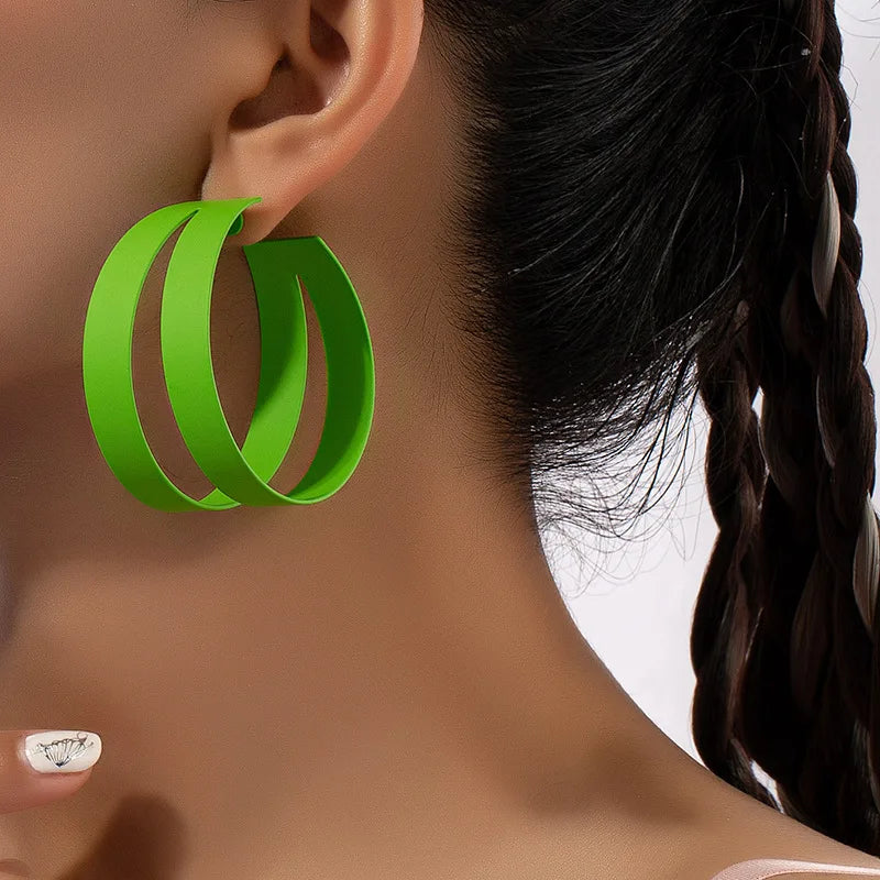 Enchanted Grove Hoops Earrings